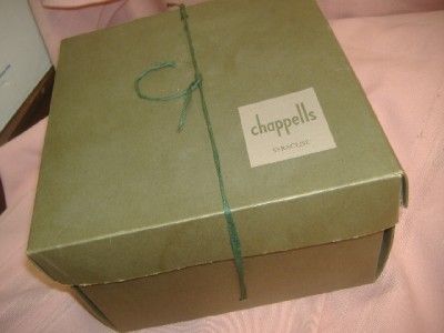 1940 Chappells Department Store Hat Box 10x10x7 Syracuse NY 