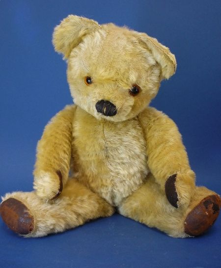 18 c1940s Chad Valley Mohair Teddy Bear Vintage