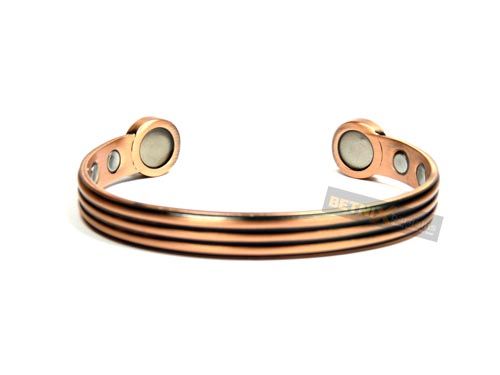 Magnetic Copper Bangle with 6 High Strength Magnets Bracelet Quality 