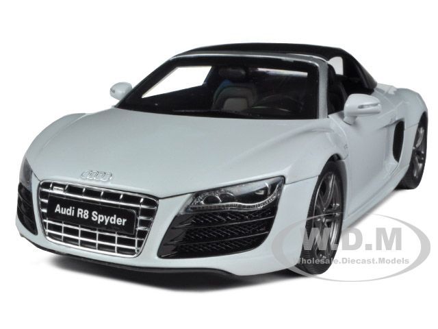 Audi R8 V10 5 2FSI Quattro Spyder Suzuka Grey 1 18 by Kyosho 09217 