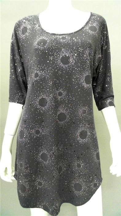 Charlotte Russe Junior Stretch A Line Dress Sz M Gray Sequin 3 4 