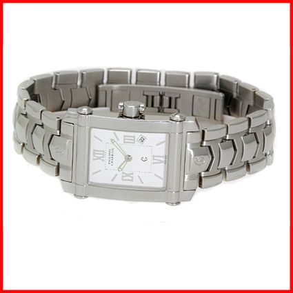 Philippe Charriol Men Colvmbvs Stainless Steel White Quartz Columbus 