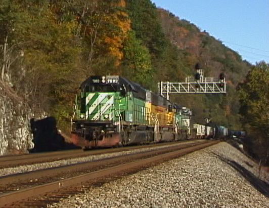 Norfolk Southern New River Route Christiansburg District DVD Railroad 