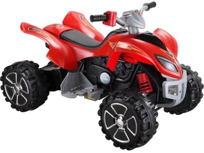NEW KIDS BATTERY POWERED ELECTRIC ATV RED RIDE ON CHILDRENS BIKE TOY