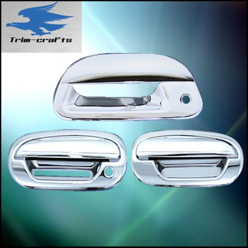 97 03 Ford F150 Chrome Door Handle Covers Trim Tailgate