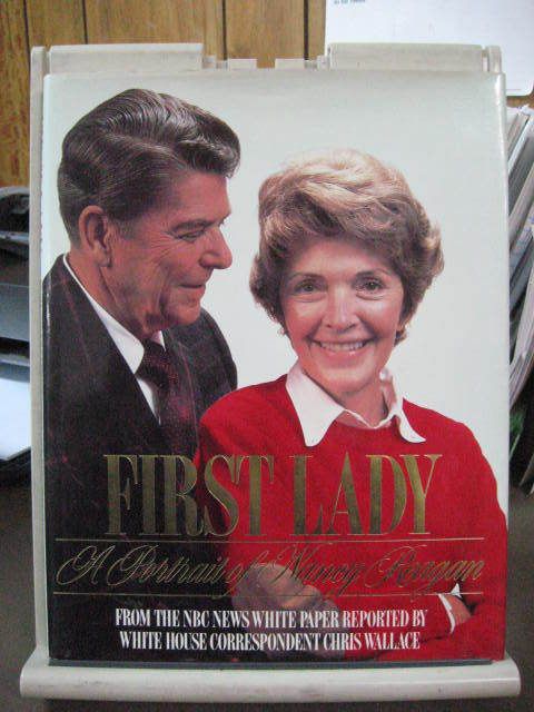  Lady A Portrait Nancy Reagan Chris Wallace Signed 0312292430