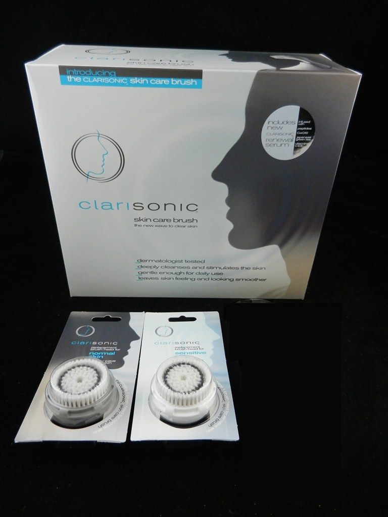 Clarisonic Classic Sonic Skin Cleansing System w/ 2 extra brushes