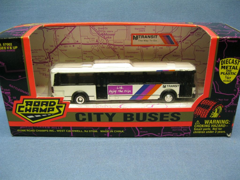 Road Champs Diecast New Jersey Transit City Bus