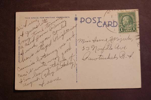 Church of The Epiphany Sayre PA c1939 Vintage Postcard