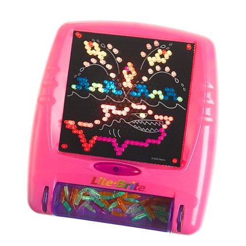 New Lite Brite Classic Toy Flat Screen Pink 2 Day SHIP