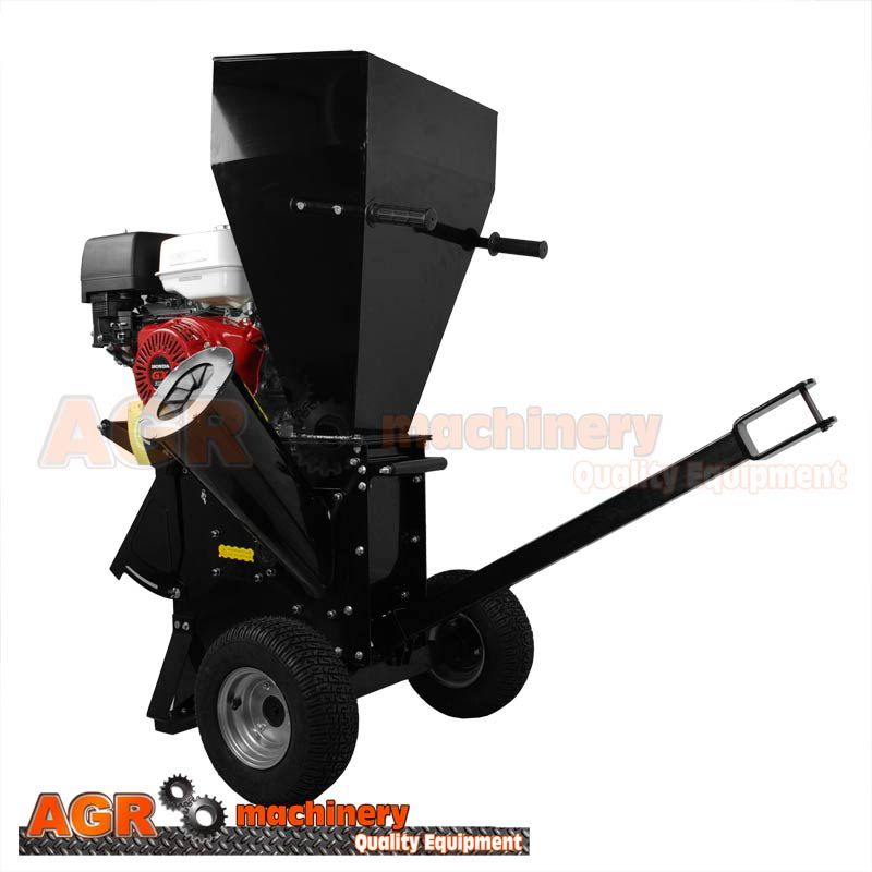 USA Chipper Wood Mulcher Garden Shredder w Honda 13HP