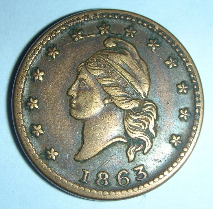  1963 Civil War Token