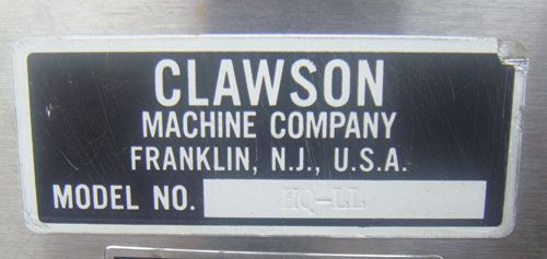 Clawson Ice Crusher   HQ LL