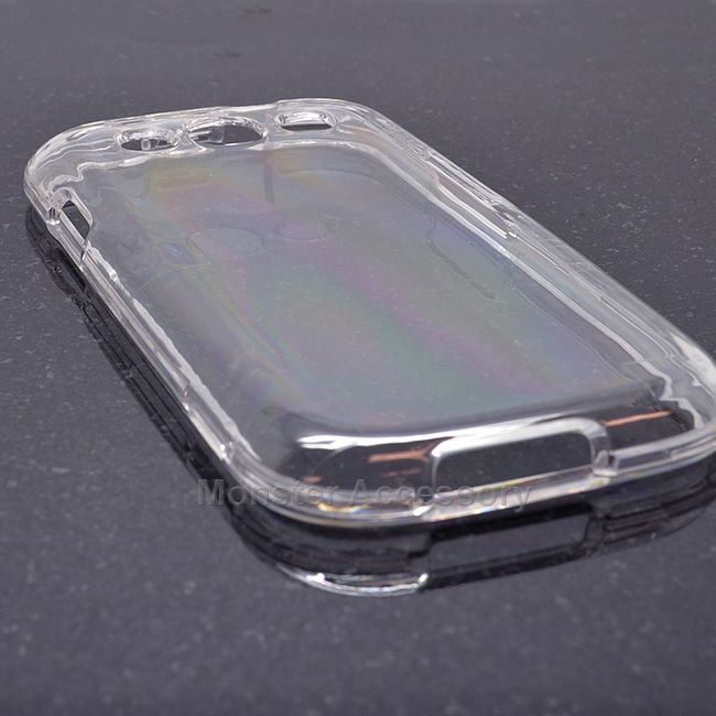 Clear Transparent Hard Case Snap on Cover for Samsung Galaxy S3 III