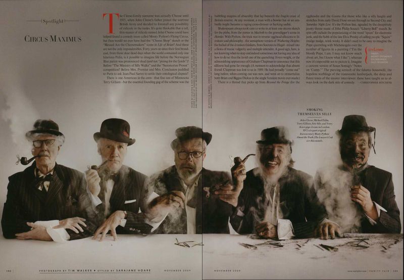 Monty Python John Cleese Eric Idle Vanity Fair Feature