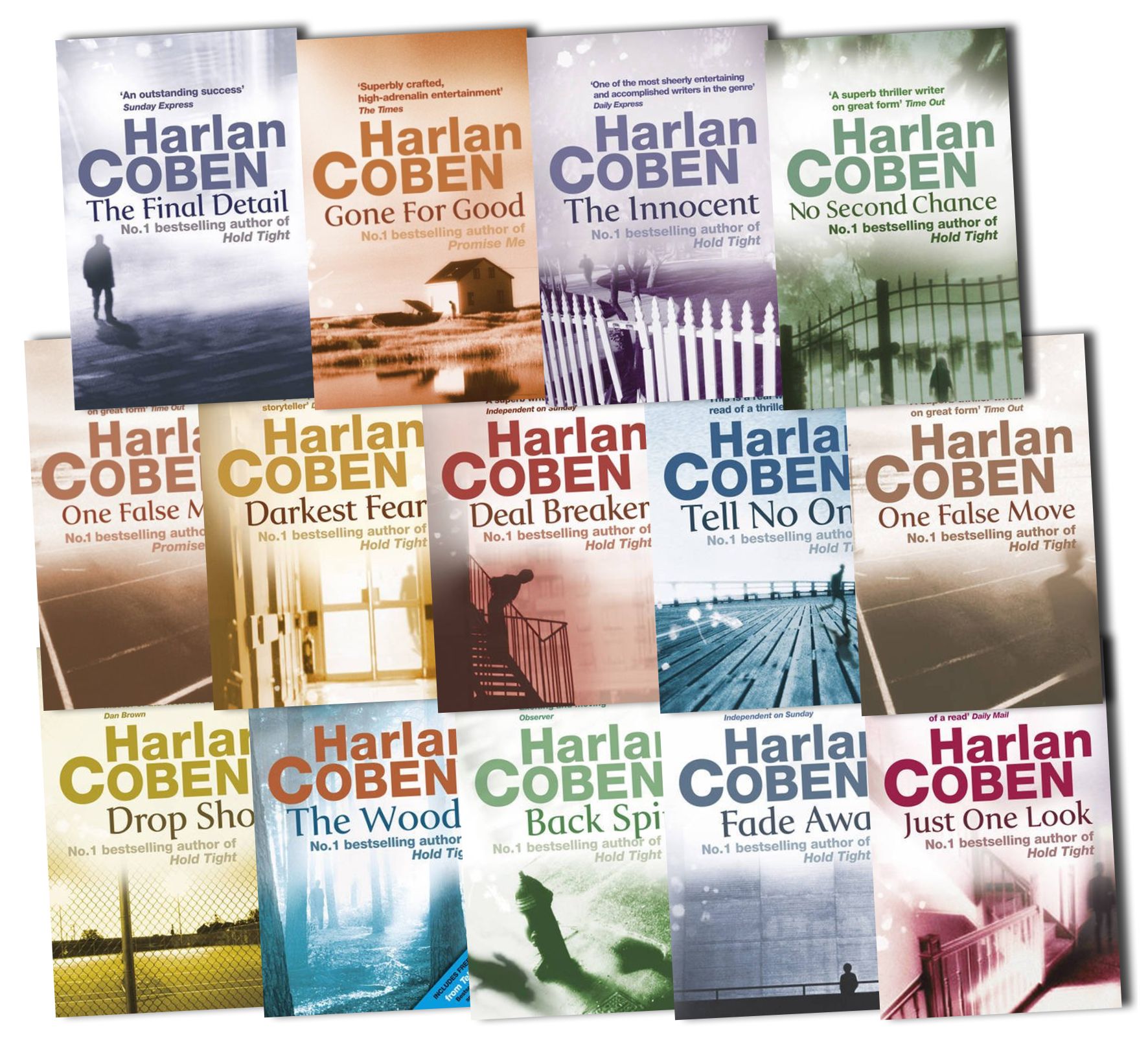 Harlan Coben Collection Myron Bolitar Novel 14 Books Set The Innocent