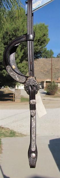  Chavez Show Headstall Dark Oil Very Pretty Arab Morgan Size