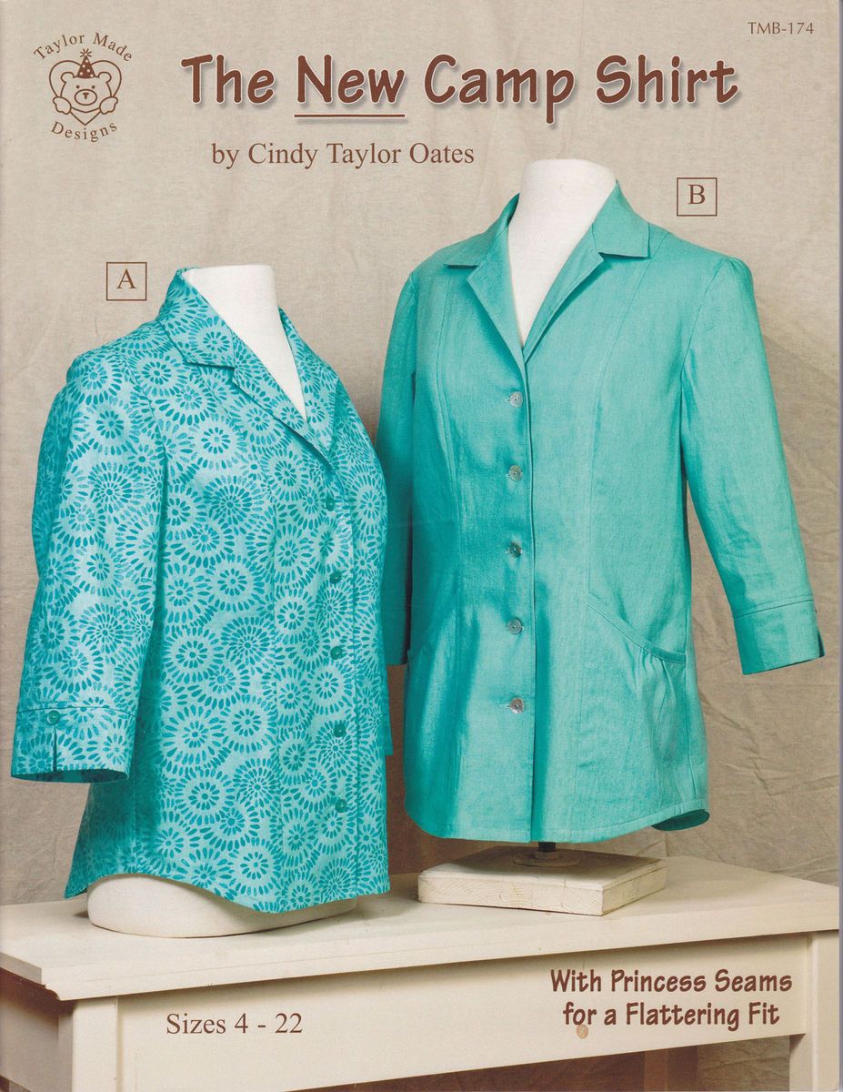 Cindy Taylor Made Oates The New Camp Shirt Pattern Patterns