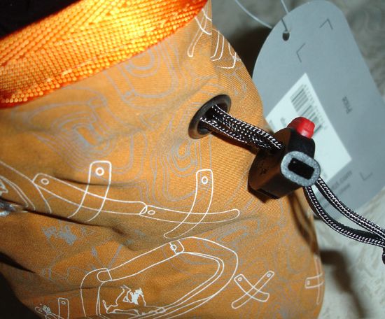 PETZL Bandi Rock Climbing Chalkbag Topo Charlet Orange