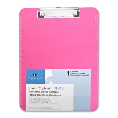  01868 Translucent Clipboard 9 Item Bundle Plastic Clipboards SP