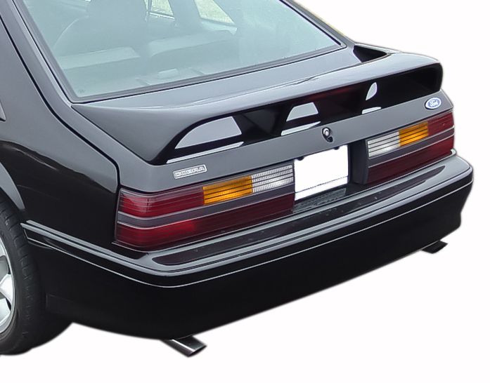 1993 Mustang Cobra Original Metallic Black Chrome Rear Deck Lid Emblem