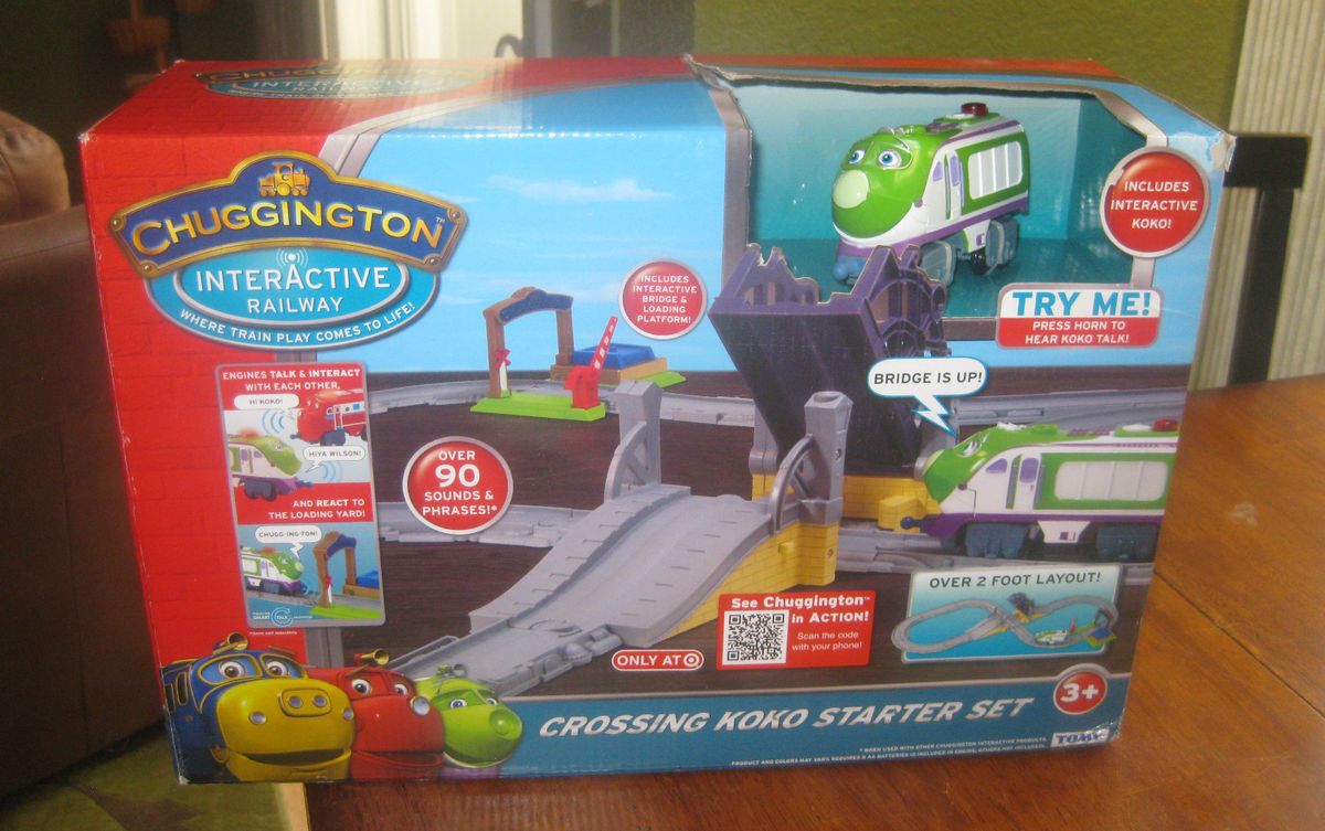 Chuggington Interactive Railway Crossing Koko Starter Set. Learning