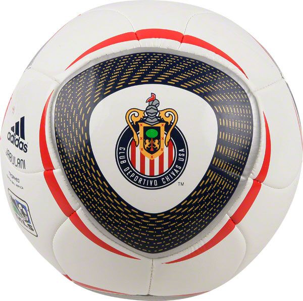 club deportivo chivas usa adidas tropheo jabulani size 5 soccer ball