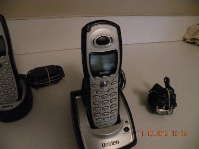 Uniden Cordless power Max 5.8 GHZ phones with cradles TRU8860 2