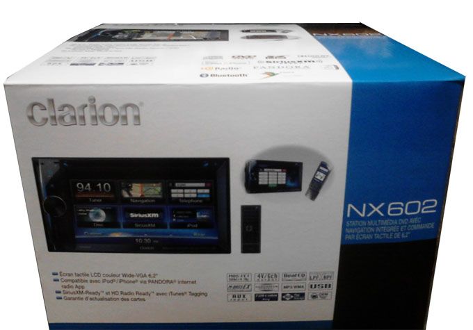 Clarion NX602 6 2 Touchscreen CD DVD Car Player Receiver w Navigation