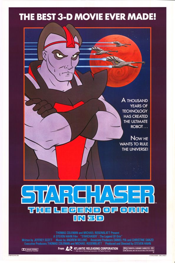 STARCHASER  THE LEGEND OF ORIN MOVIE POSTER 1985