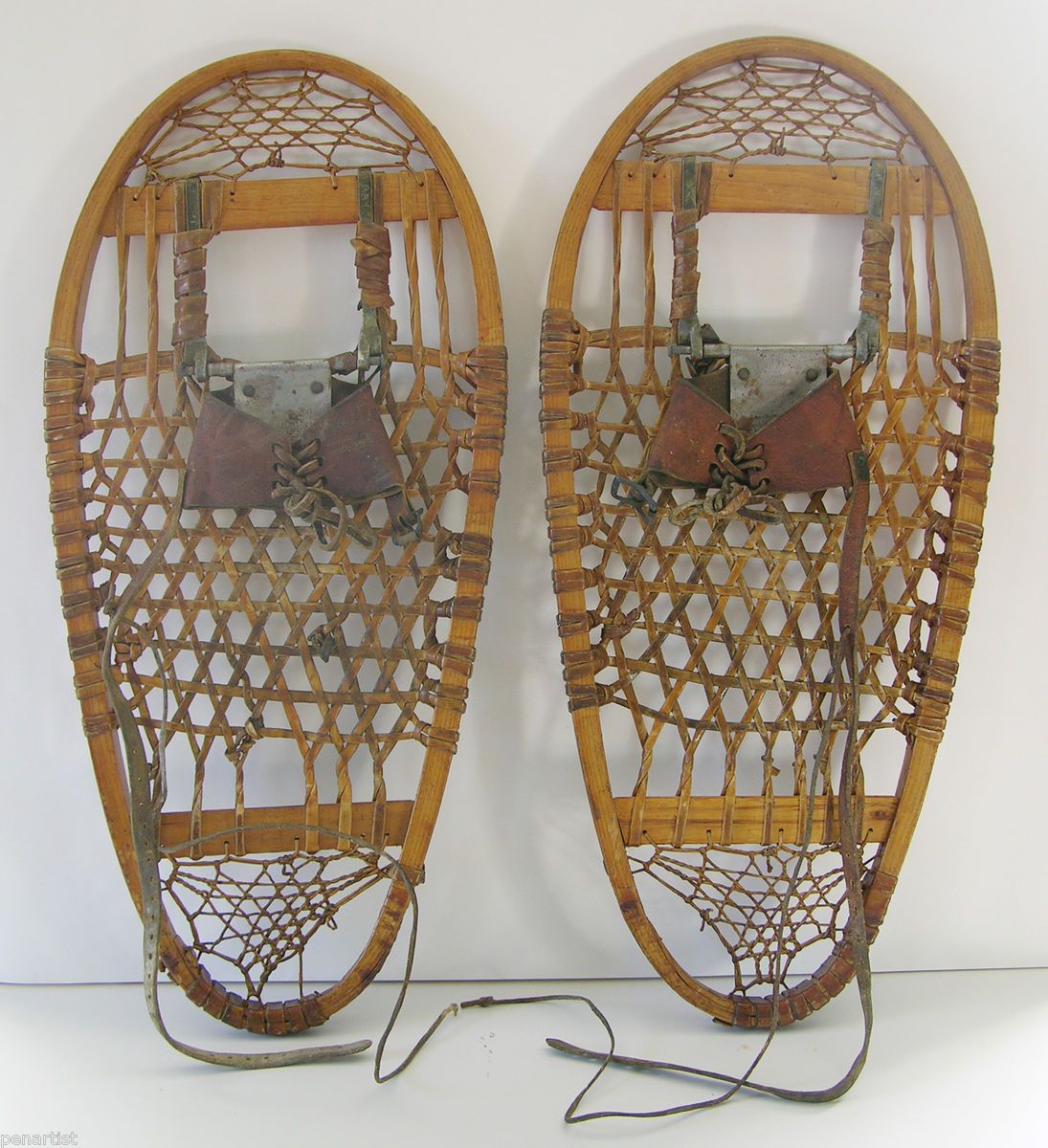 US Military Snowshoes 1945 FAHLIN w Bindings VERY NICE CONDITION