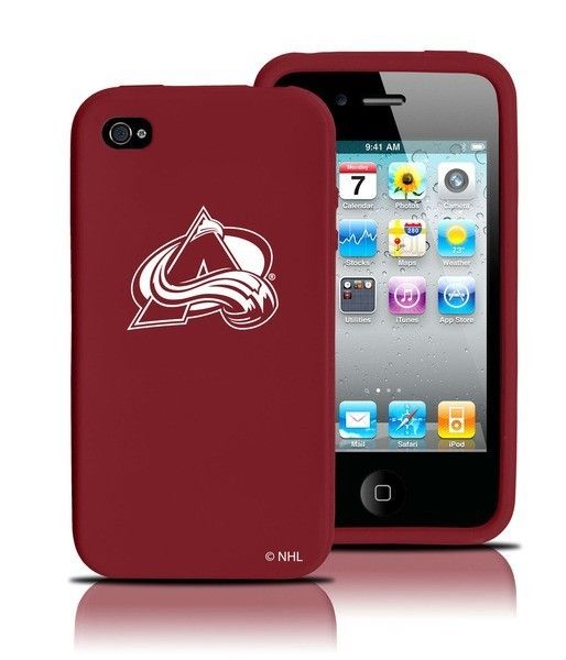 Colorado Avalanche Silicone iPhone 4 Phone Cover Case