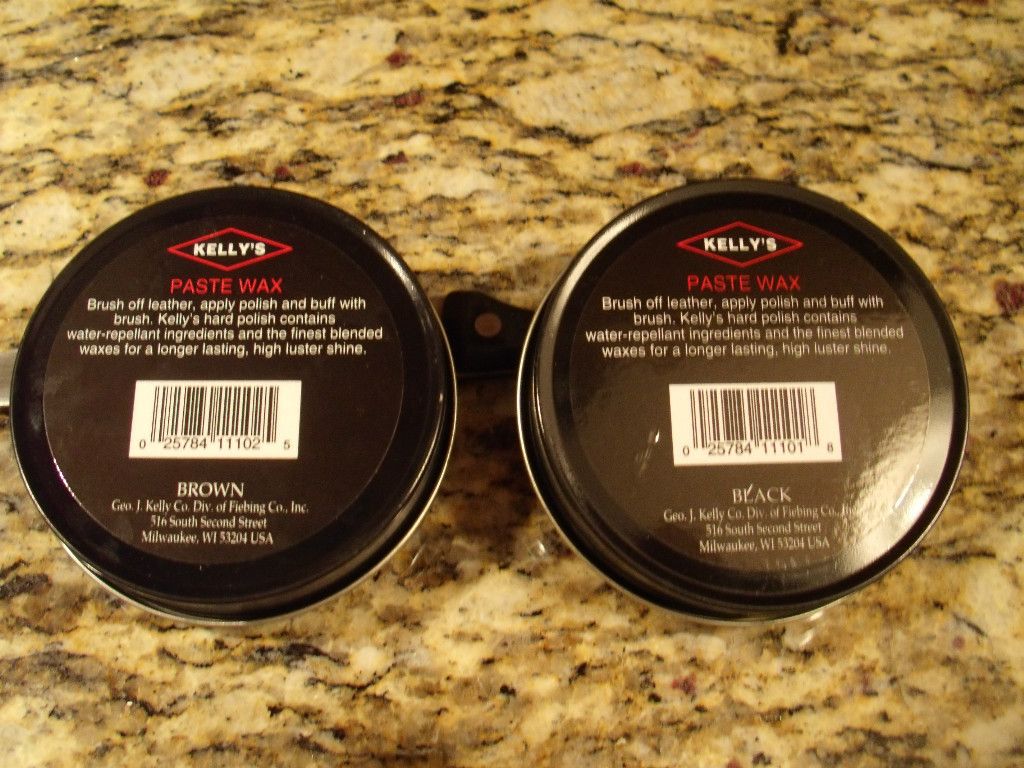 Geo J Kellys Shoe Paste Wax Professional Shoe Wax for Leather Shoes