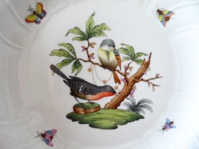 herend porcelain rothschild bird dinner plates 10