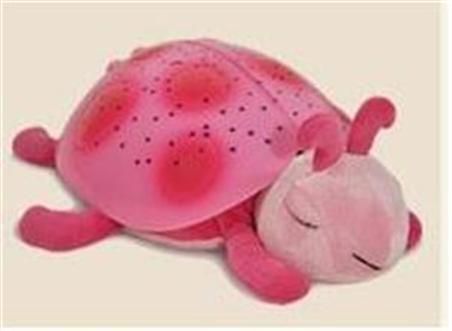 Cloud B Twilight Ladybug Pink Night Light Stars Set New