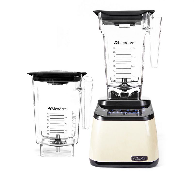 Blendtec Blender Designer Series 3HP 1560W Wildside Fourside Combo Pkg