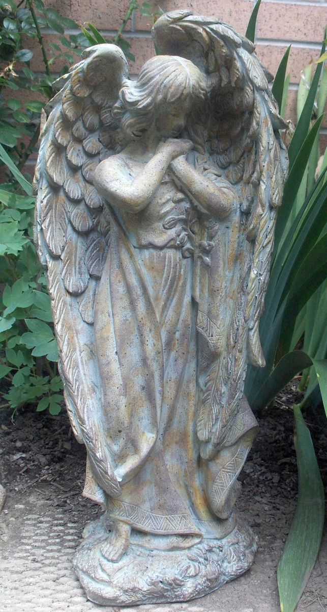 Concrete Latex Fiberglass Mold Beautiful Standing Angel