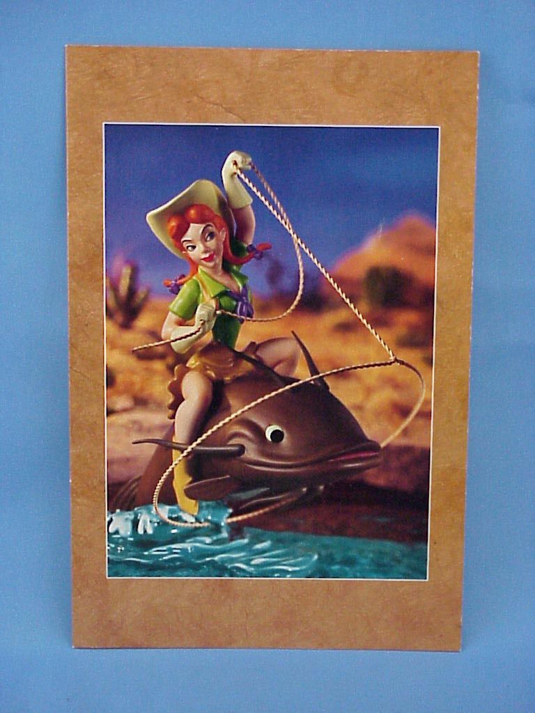  PECOS BILL AND SLUE FOOT SUE Post Cards 5 1/2 X 8 1/2 Inches Ex