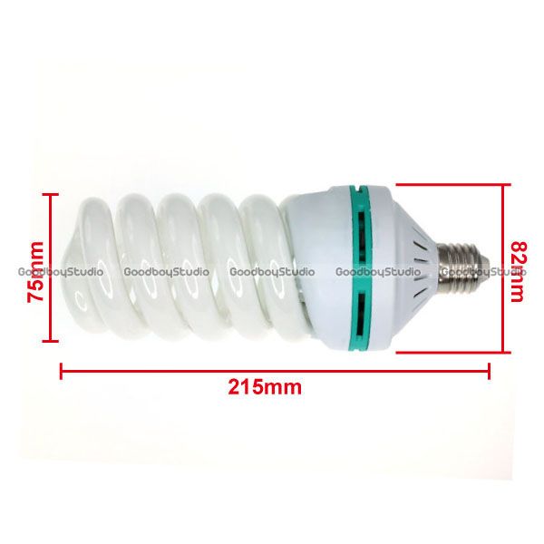  E27 Energy Saving CFL Daylight Photo Video Studio Lamp Bulb 220V~240V