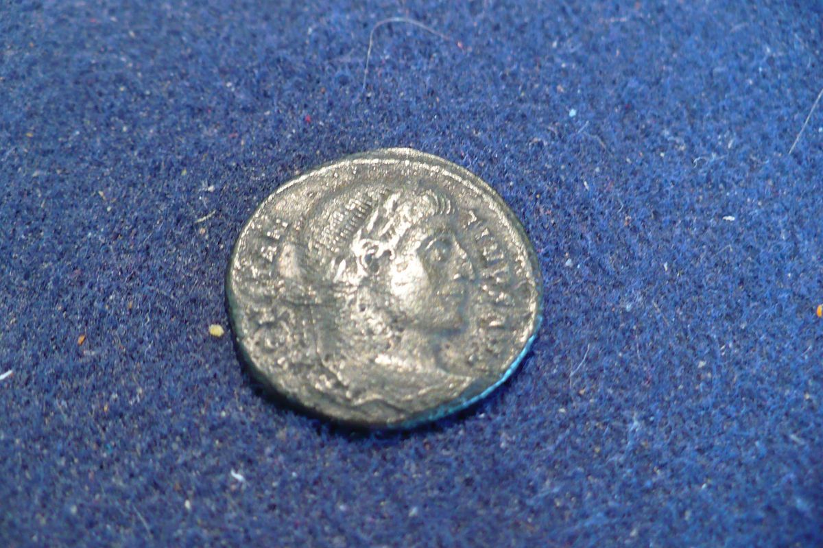 Constantine I RARE Original Roman Christian Coin Wreath Thessalonica
