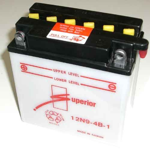 New Battery 12N9 4B 1 Honda CB400 Kawasaki A1 A7 H1 500