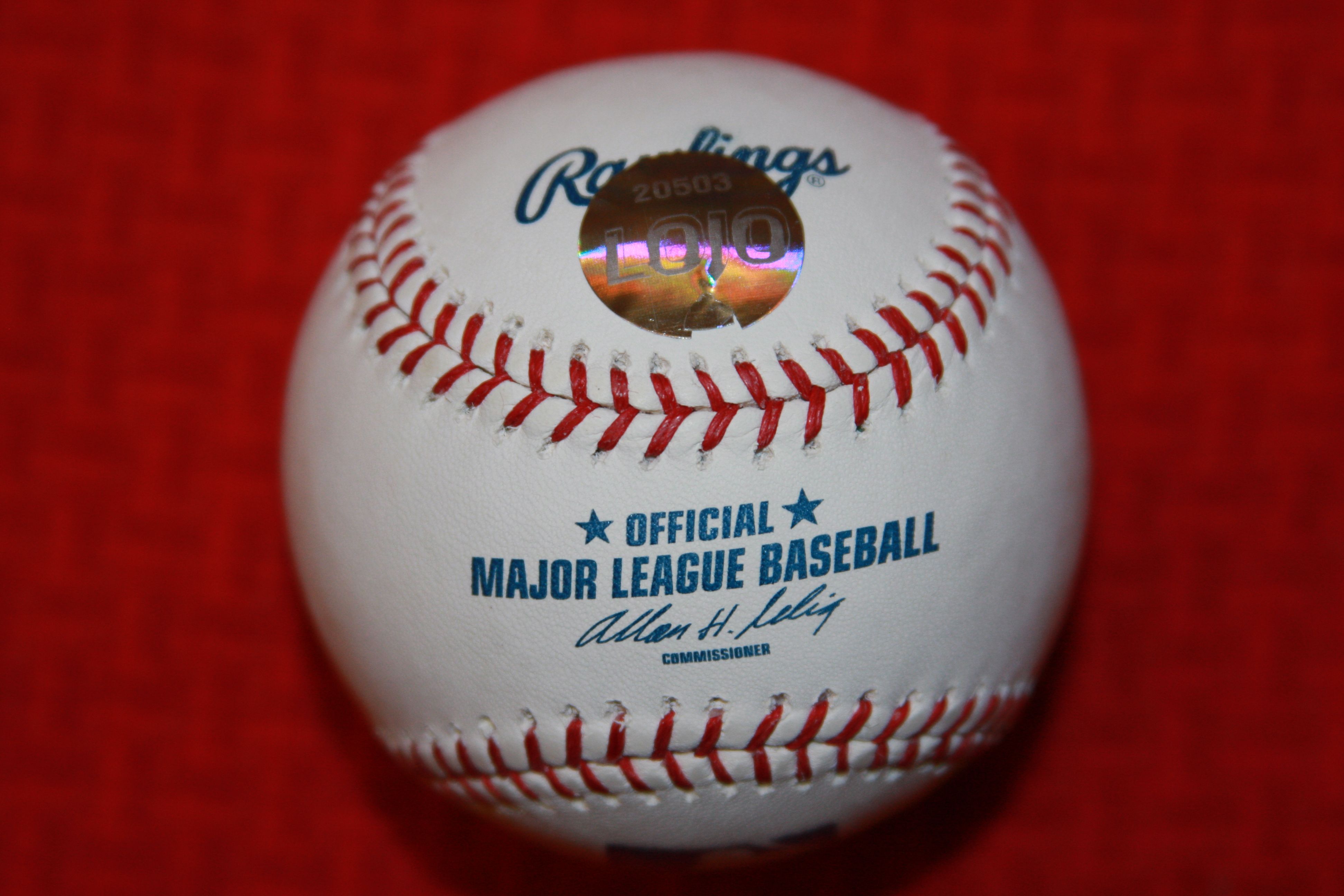 Corey Hart Autographed Official MLB Baseball Milwaukee Brewers PSA