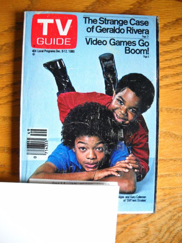 TV Guide Gary Coleman DiffRent Strokes Todd Bridges 80