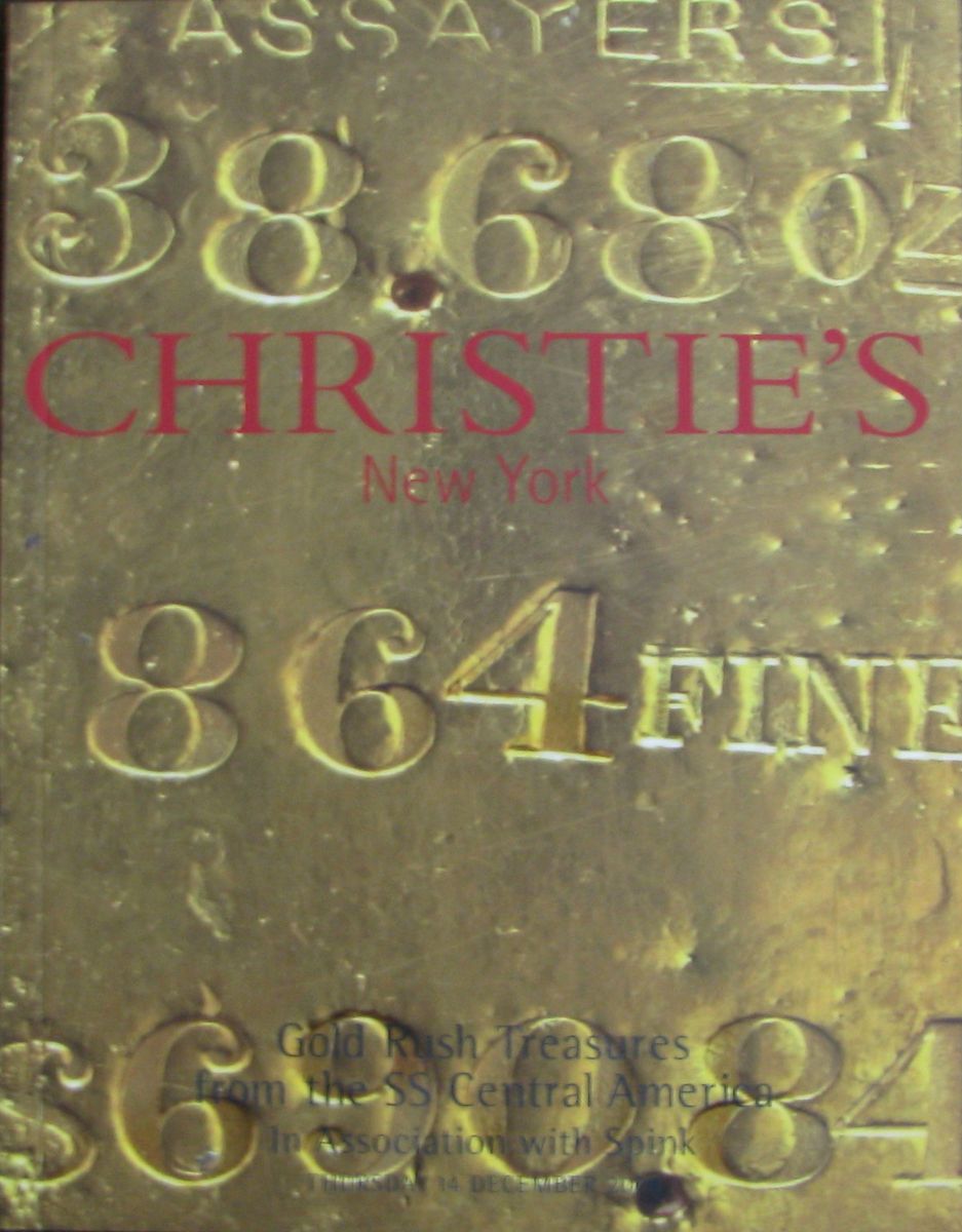 CHRISTIE S Gold Rush Treasures from the SS Central America RARE