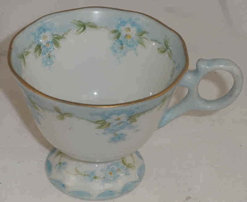 Constance Martinelli 1961 Pansies Tea Cup Card Holder