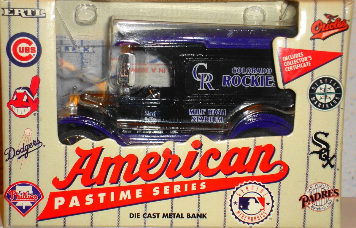  Colorado Rockies Car Bank