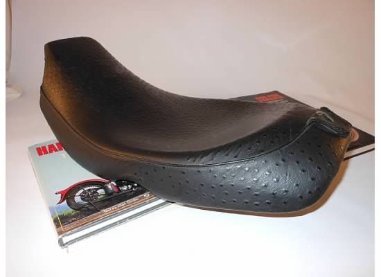 Corbin Ostrich Skin Hollywood Solo Seat Harley Touring