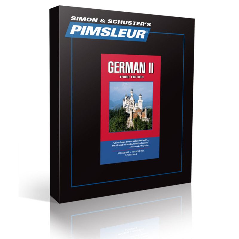  to Speak German FAST with Pimsleur Comprehensive German Level 2 16 CDs