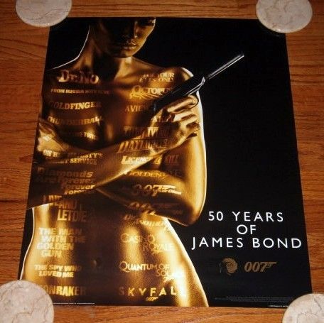 50 Years of James Bond 50th Anniversary Promo Poster Skyfall Ian