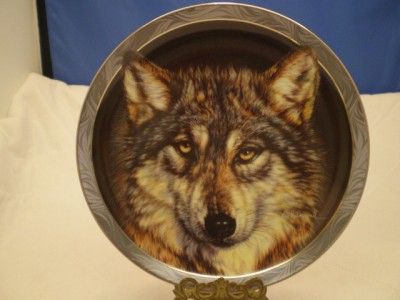 Mystic Spirit Silent Encounter Vivi Crandall Wolf Plate